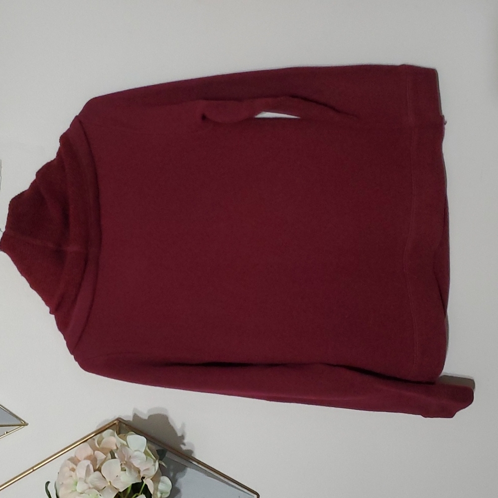 J. Crew Funnel Cowlneck Sweatshirt / Sweater Cotton Acrylic Nylon Wool Blend - Picture 5 of 5
